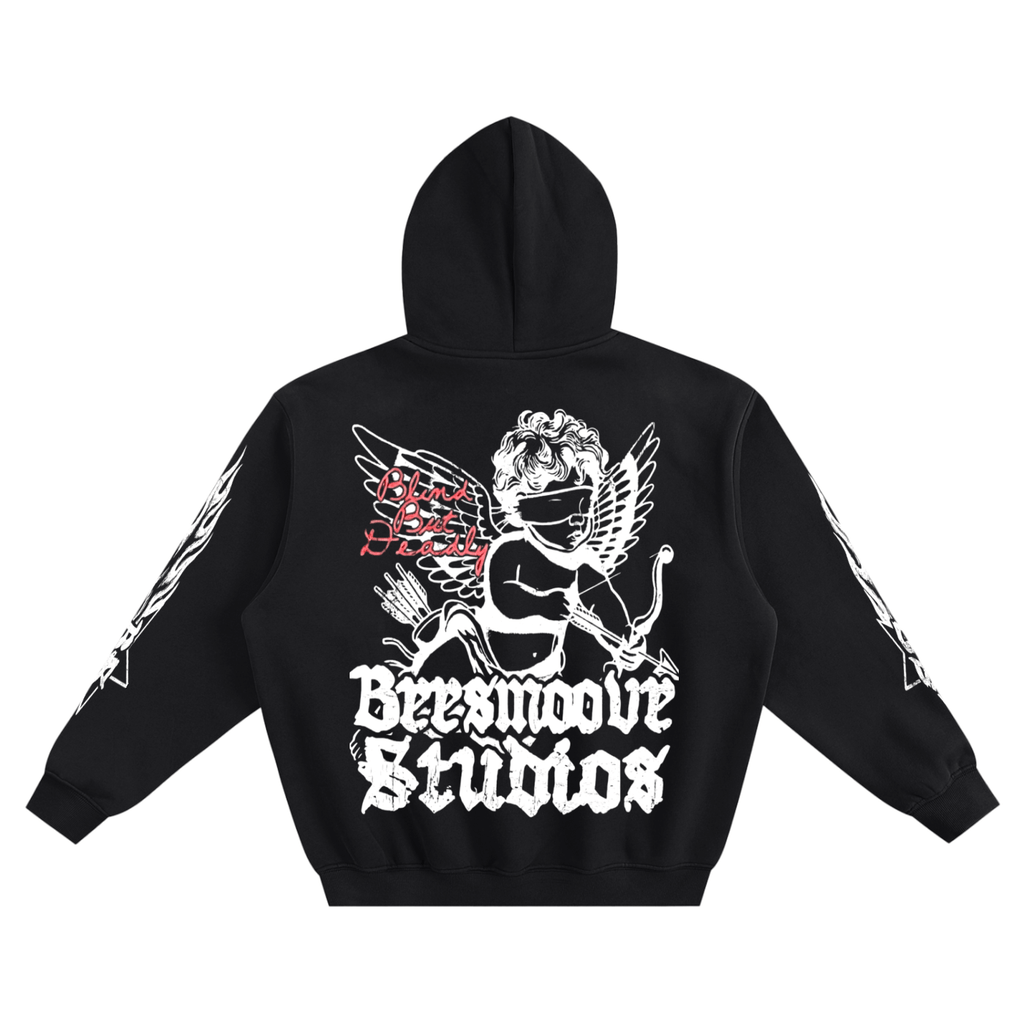 BEESMOOVE Blind But Deadly Boxy Hoodie - Beesmoove