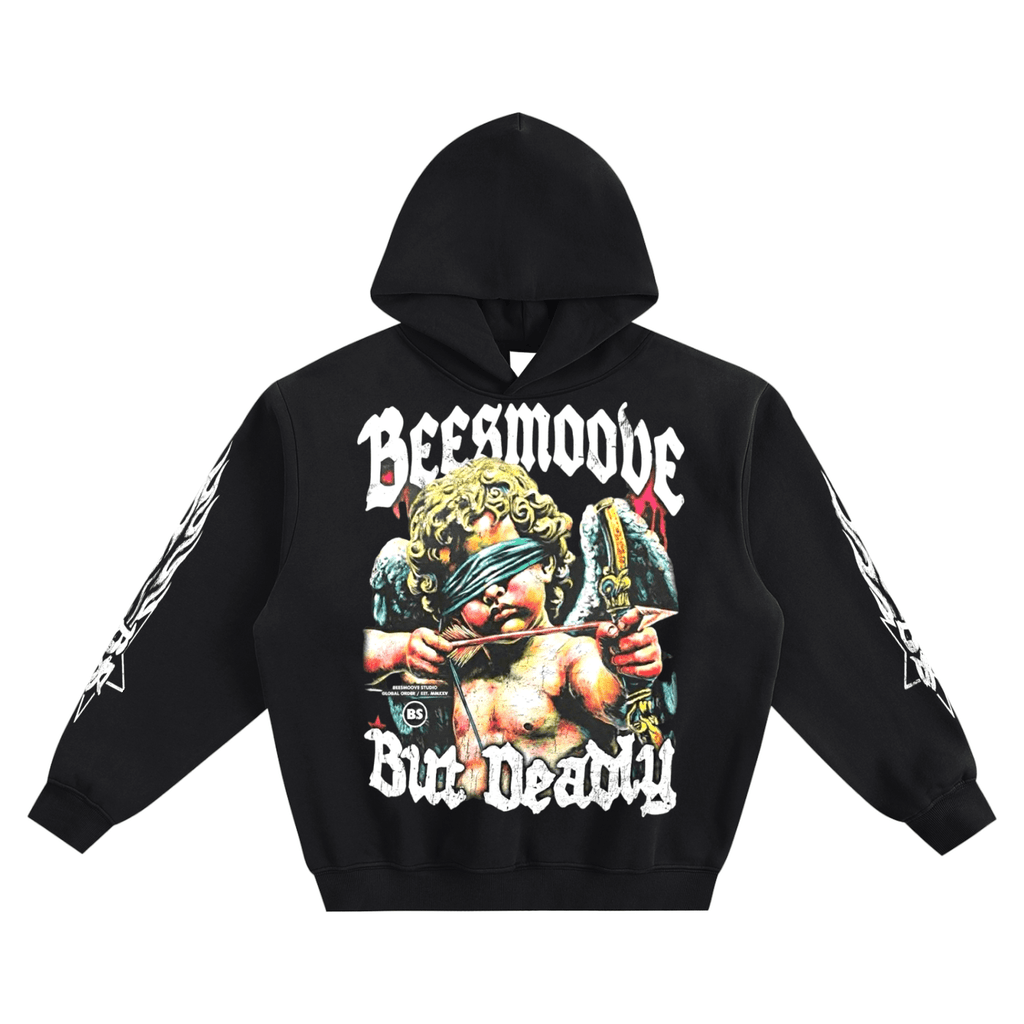 BEESMOOVE Blind But Deadly Boxy Hoodie - Beesmoove