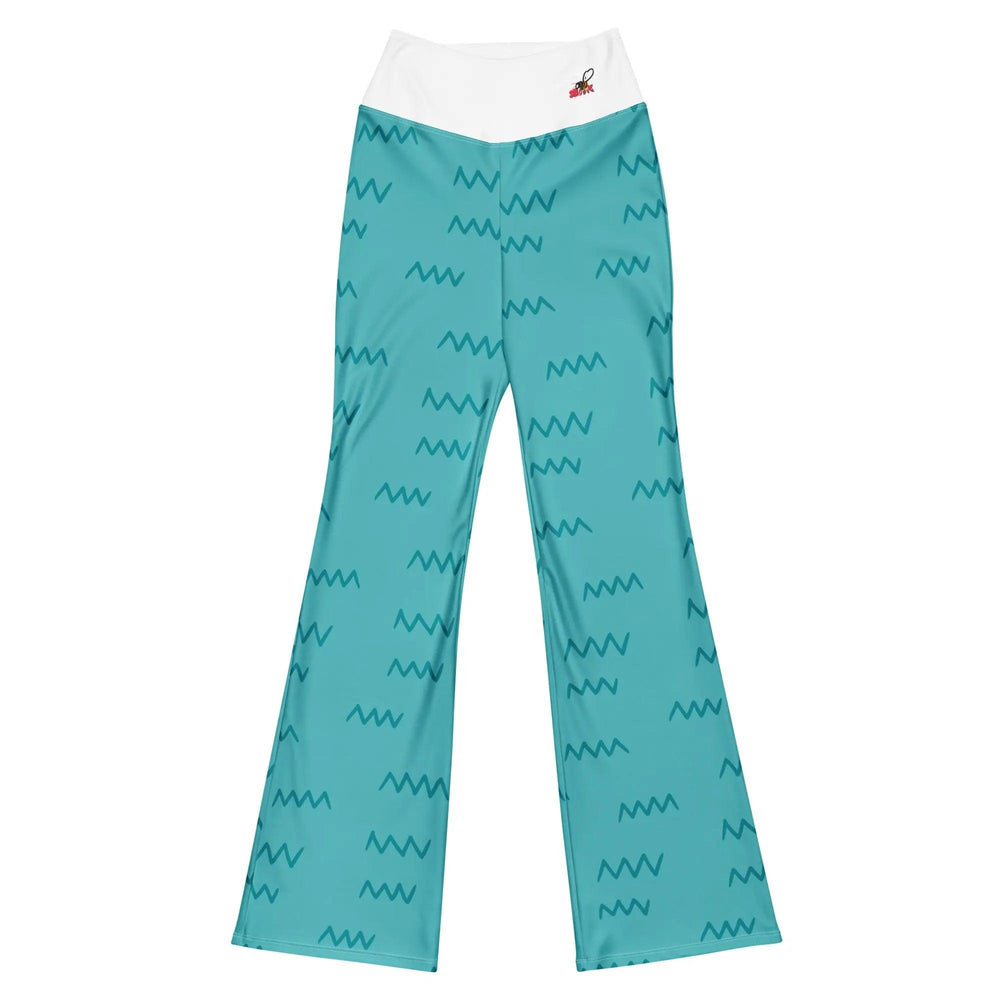 Beesmoove blue Dolphin Flare leggings - Beesmoove 