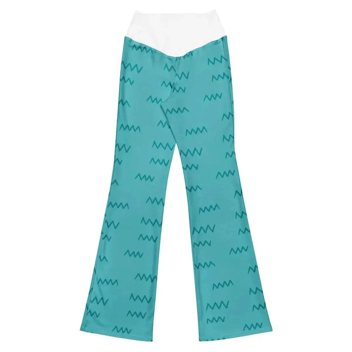 Beesmoove blue Dolphin Flare leggings - Beesmoove 