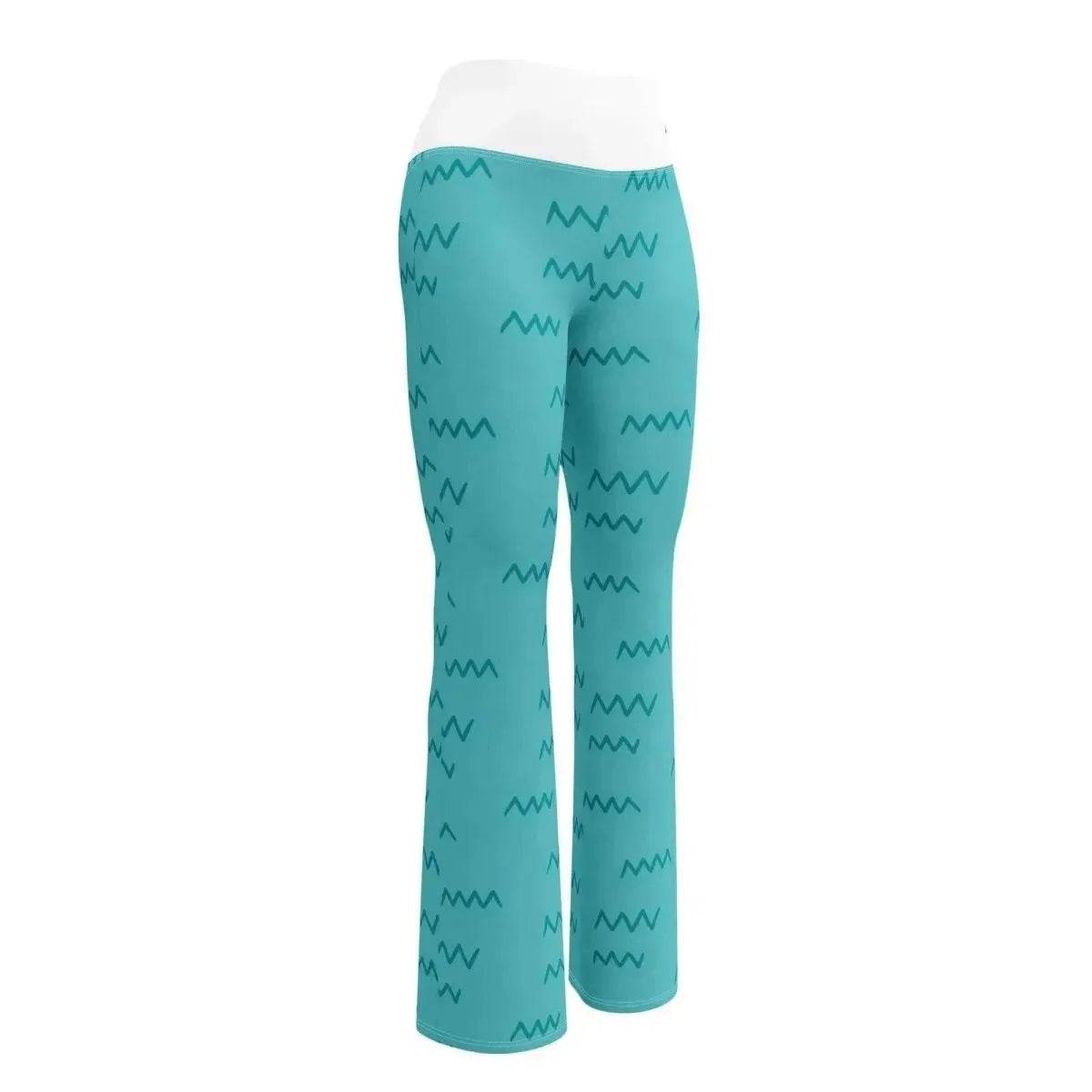 Beesmoove blue Dolphin Flare leggings - Beesmoove 