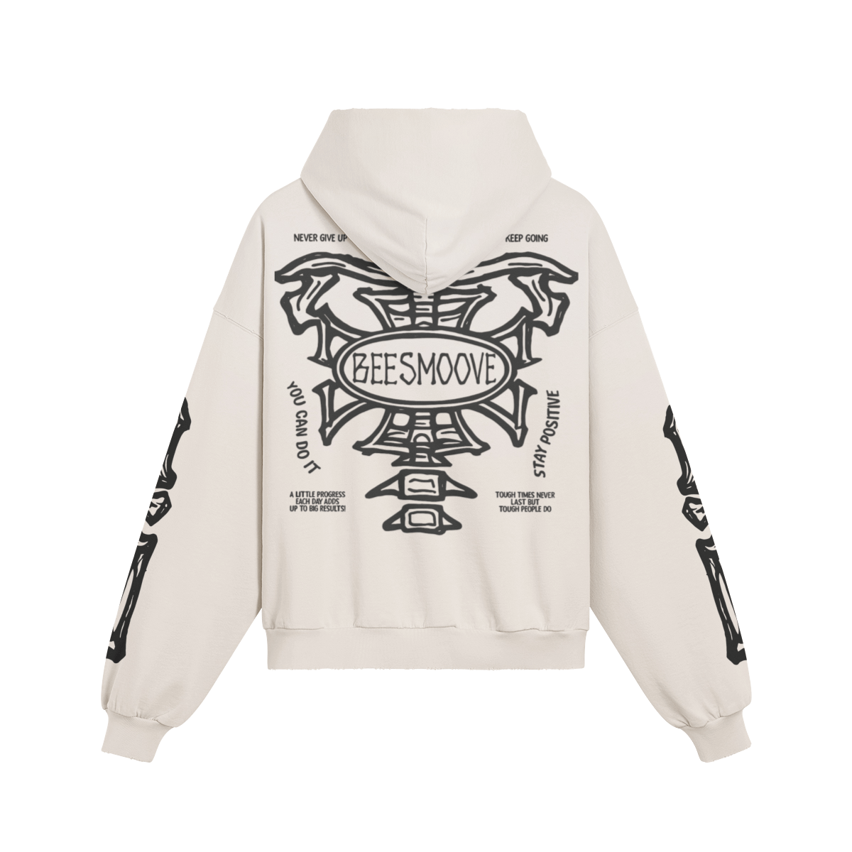 BEESMOOVE Bone Flow Hoodie - Beesmoove