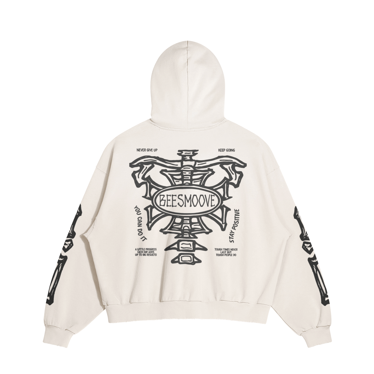 BEESMOOVE Bone Flow Hoodie - Beesmoove