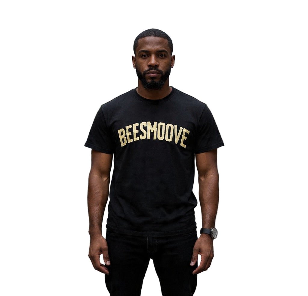 BEESMOOVE Boxy Half - Sleeve Raw - Edge T-Shirt - Beesmoove