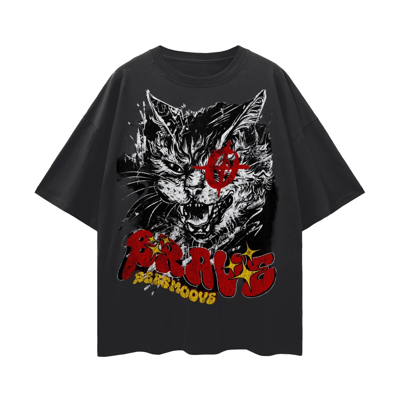 BEESMOOVE Brave Reversible Oversize Deep Drop Shoulder Tee - Beesmoove