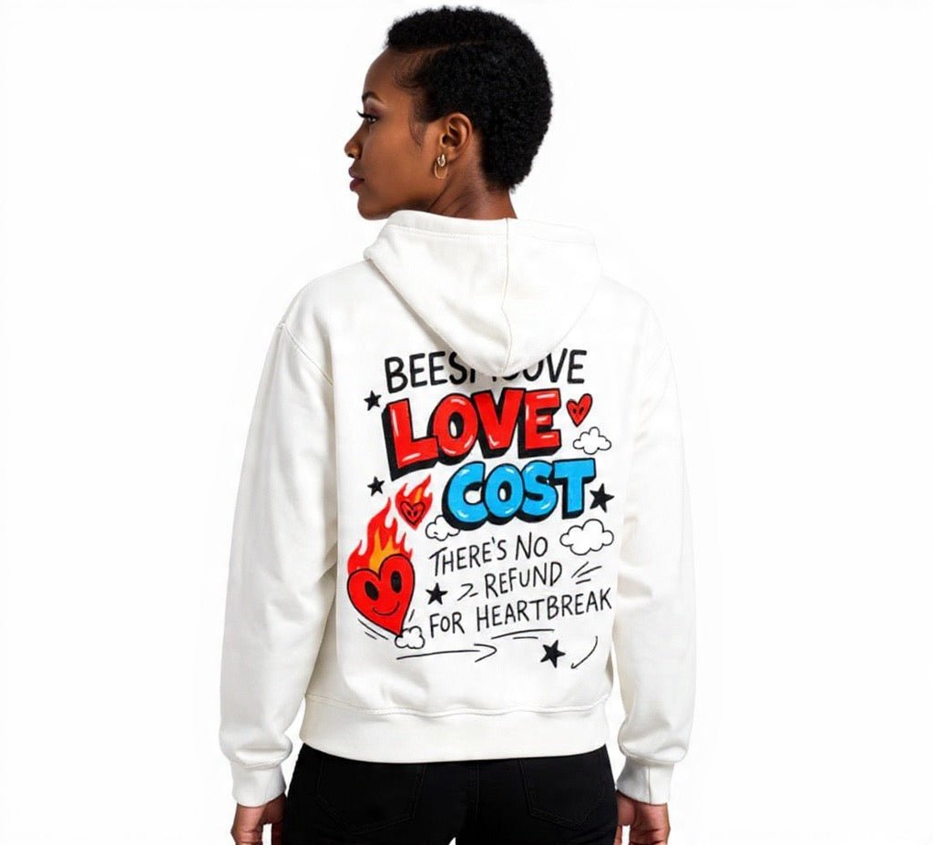 BEESMOOVE Bring Love Back – Flame Heart Edition Hoodie - Beesmoove