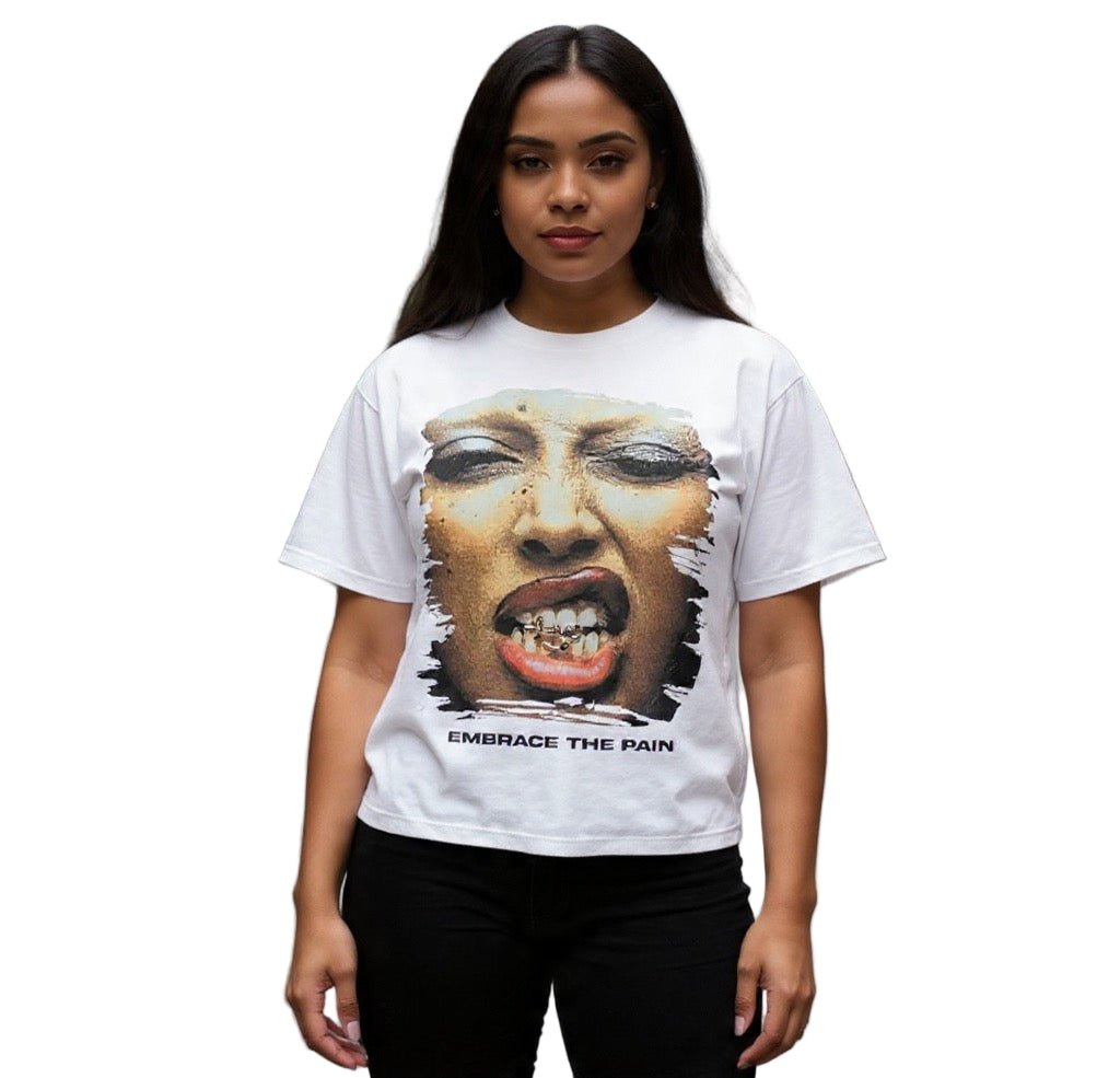 BEESMOOVE Chain Reaction Oversize Deep Drop Shoulder Tee - Beesmoove