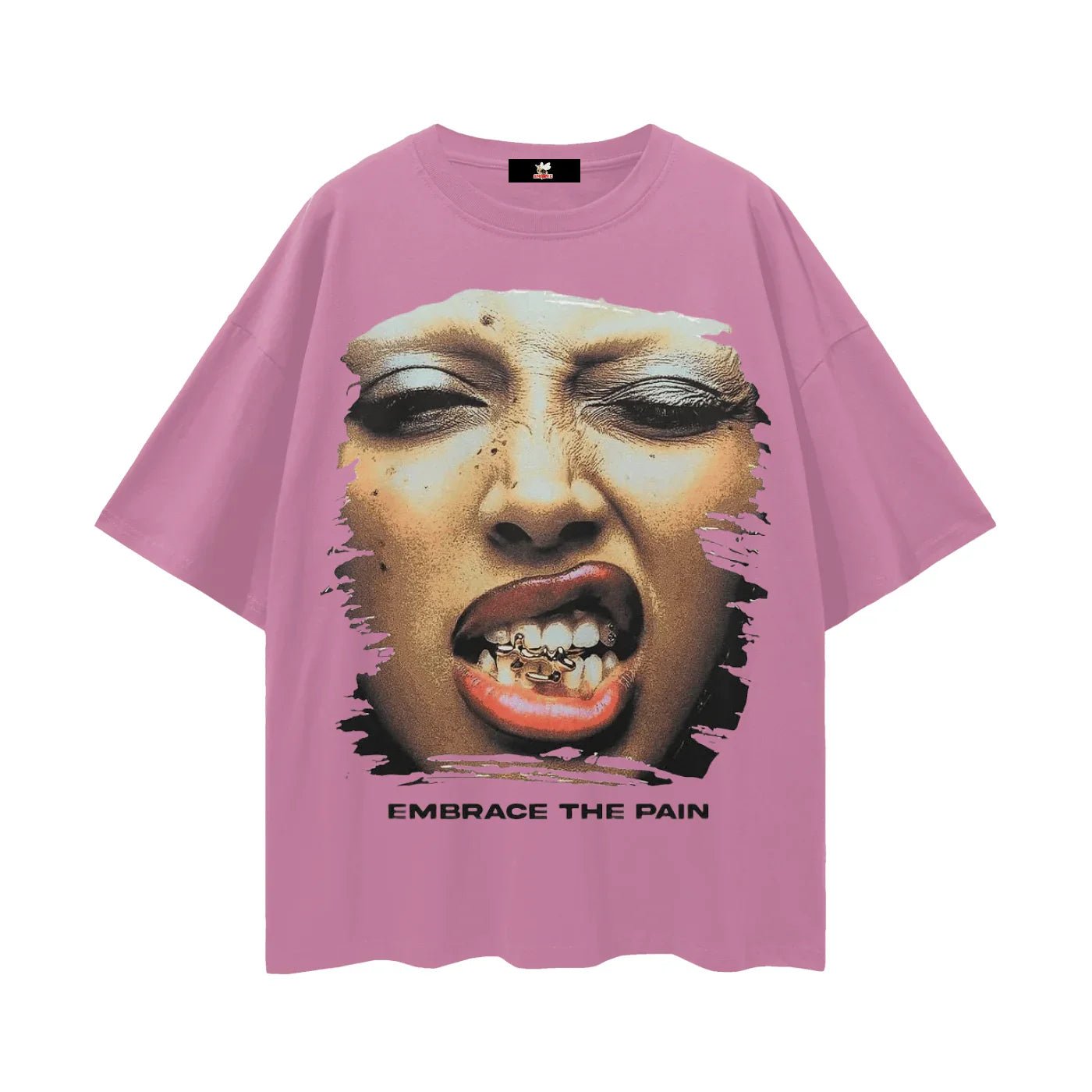 BEESMOOVE Chain Reaction Oversize Deep Drop Shoulder Tee - Beesmoove