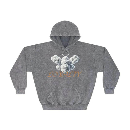 Beesmoove cloud loyalty bee Unisex Mineral Wash Hoodie - Beesmoove 