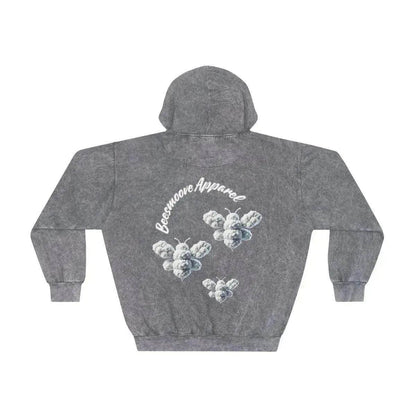 Beesmoove cloud loyalty bee Unisex Mineral Wash Hoodie - Beesmoove 