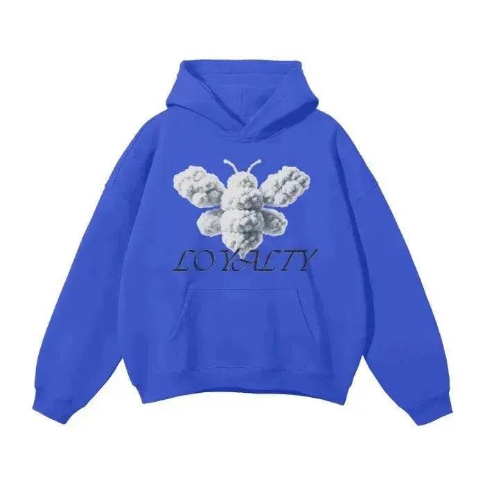 Beesmoove Cloud Loyalty Smoke Oversized Hoodie - Beesmoove 