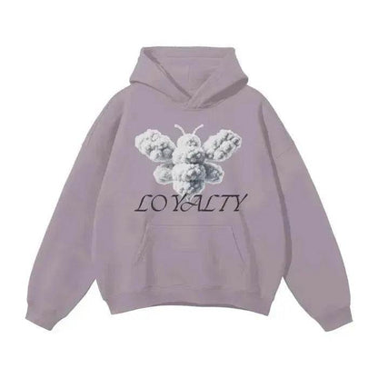 Beesmoove Cloud Loyalty Smoke Oversized Hoodie - Beesmoove 