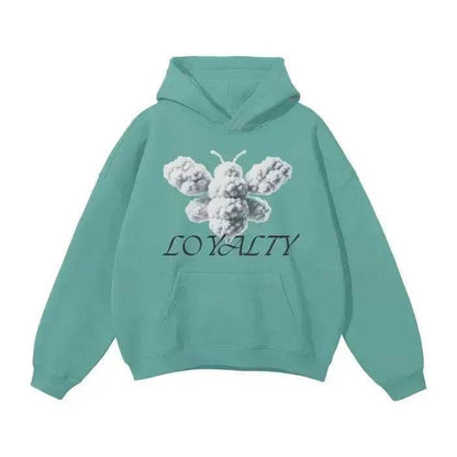 Beesmoove Cloud Loyalty Smoke Oversized Hoodie - Beesmoove 