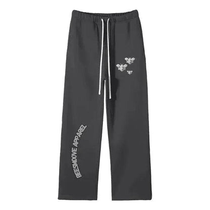 Beesmoove Cloud Loyalty Smoke Straight Leg Pants - Beesmoove 