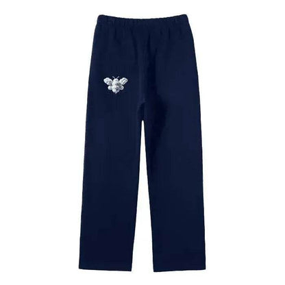Beesmoove Cloud Loyalty Smoke Straight Leg Pants - Beesmoove 