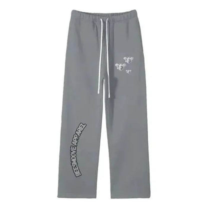 Beesmoove Cloud Loyalty Smoke Straight Leg Pants - Beesmoove 