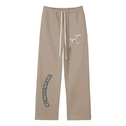 Beesmoove Cloud Loyalty Smoke Straight Leg Pants - Beesmoove 