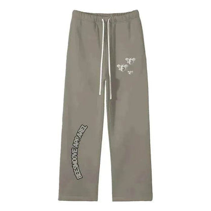 Beesmoove Cloud Loyalty Smoke Straight Leg Pants - Beesmoove 