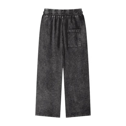 Beesmoove Collective Acid Wash Straight Leg Pants - Beesmoove 
