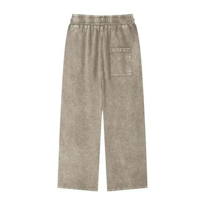 Beesmoove Collective Acid Wash Straight Leg Pants - Beesmoove 