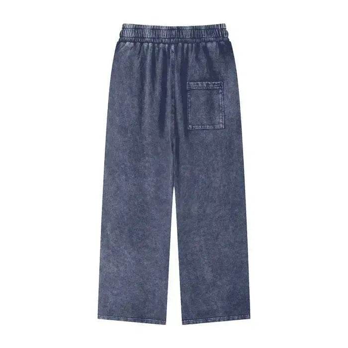 Beesmoove Collective Acid Wash Straight Leg Pants - Beesmoove