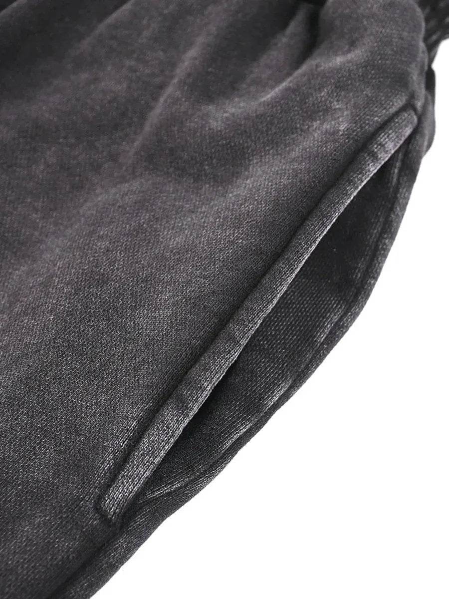 Beesmoove Collective Acid Wash Straight Leg Pants - Beesmoove