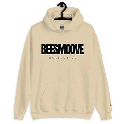 Beesmoove collective black white Unisex Hoodie - Beesmoove 