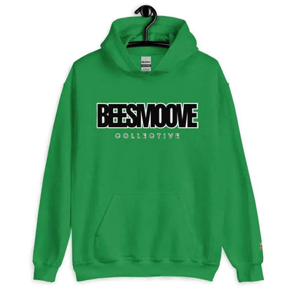 Beesmoove collective black white Unisex Hoodie - Beesmoove 