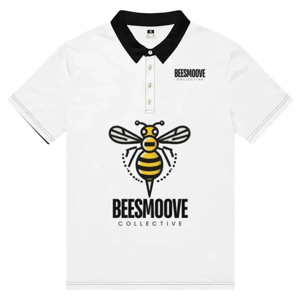 Beesmoove collective Hive Stripe Men’s slim fit polo - Beesmoove 