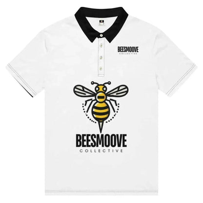 Beesmoove collective Hive Stripe Men’s slim fit polo - Beesmoove 