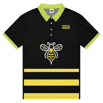 Beesmoove collective Neon Flight Men’s slim fit polo - Beesmoove 