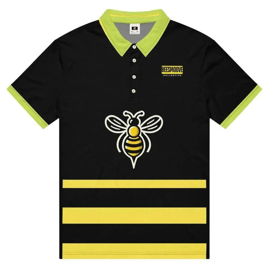 Beesmoove collective Neon Flight Men’s slim fit polo - Beesmoove 