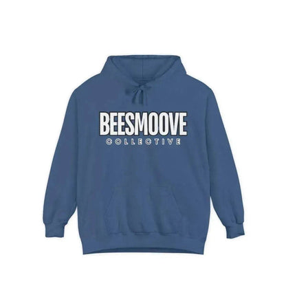 Beesmoove collective white black rare Unisex Garment-Dyed Hoodie - Beesmoove 