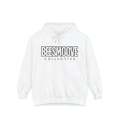 Beesmoove collective white black rare Unisex Garment-Dyed Hoodie - Beesmoove 