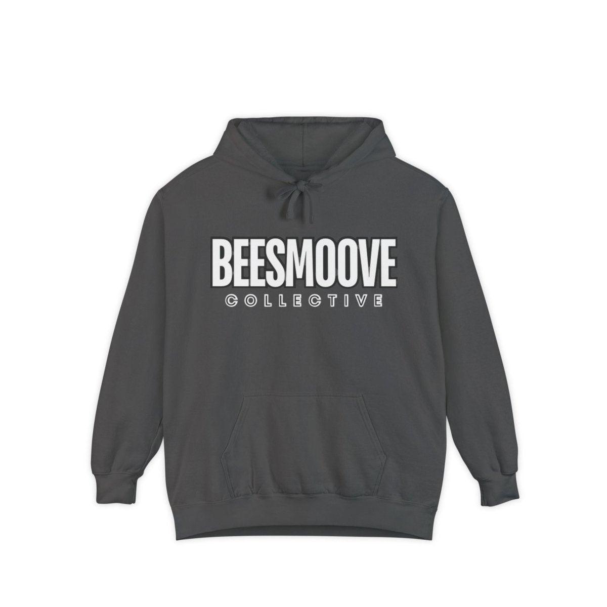 Beesmoove collective white black rare Unisex Garment-Dyed Hoodie - Beesmoove 