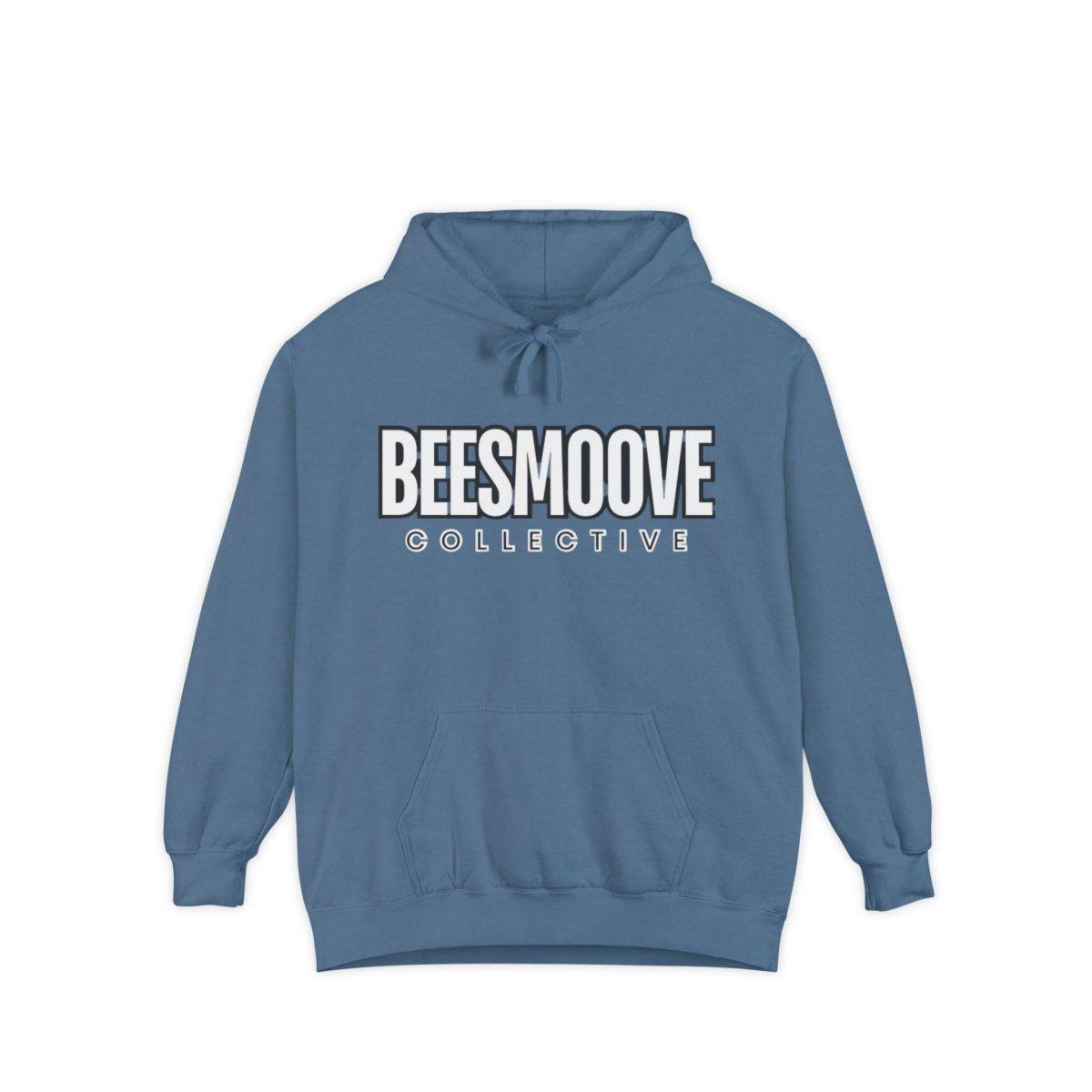 Beesmoove collective white black rare Unisex Garment-Dyed Hoodie - Beesmoove 