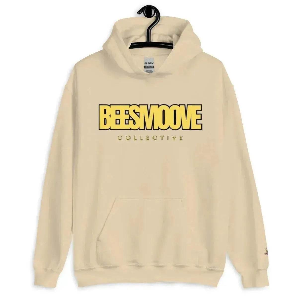 Beesmoove collective yellow black Unisex Hoodie - Beesmoove 