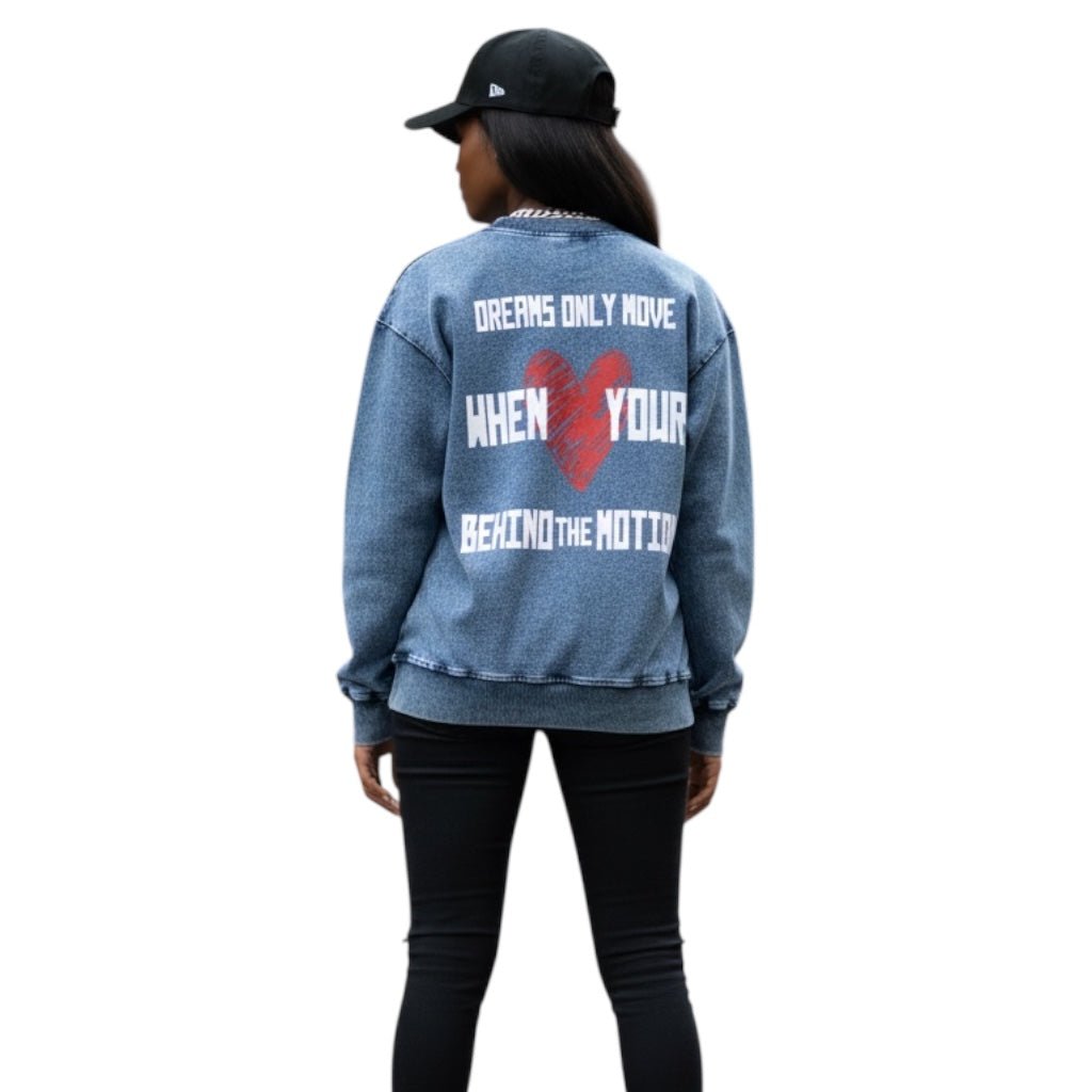 BEESMOOVE DEPT. Dreams 2 Wash Oversized Crewneck Sweatshirt - Beesmoove