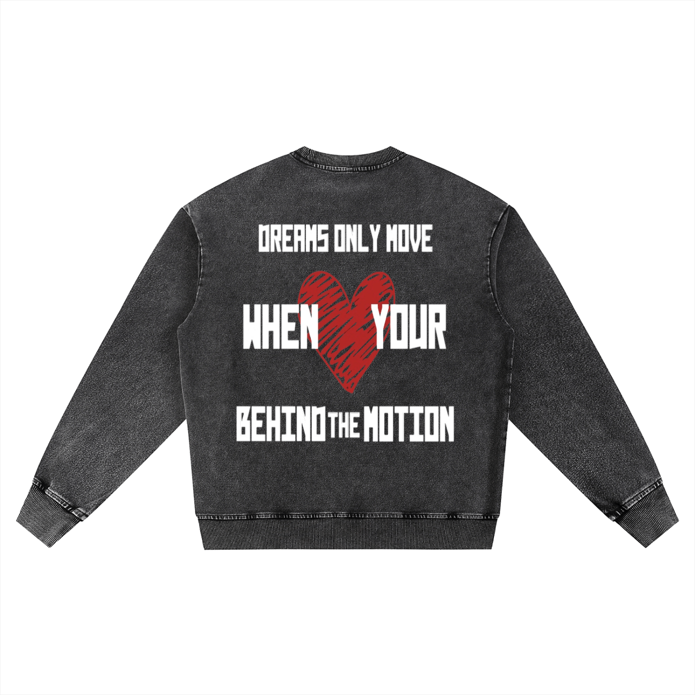 BEESMOOVE DEPT. Dreams 2 Wash Oversized Crewneck Sweatshirt - Beesmoove