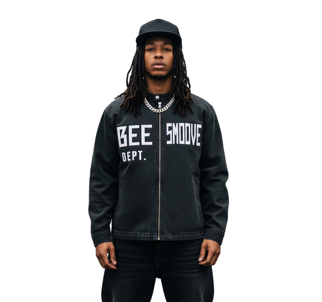 BEESMOOVE DEPT. Dreams Denim Vintage Washed Jacket - Beesmoove