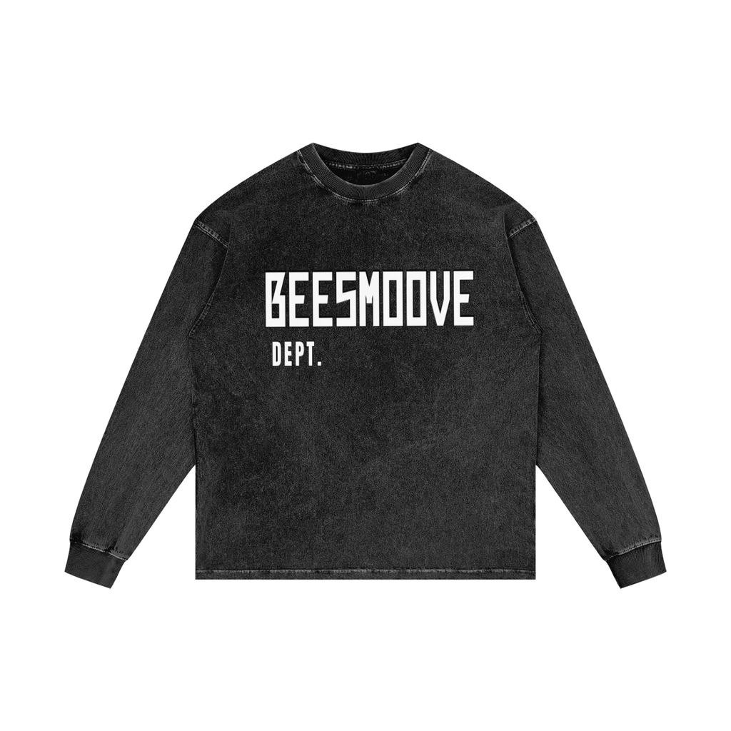 BEESMOOVE DEPT. Dreams Wash Oversize Long Sleeve T-Shirt - Beesmoove
