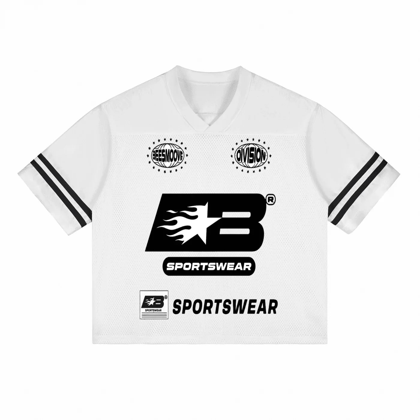 BEESMOOVE Division 22 Taped Mesh T-Shirt - Beesmoove