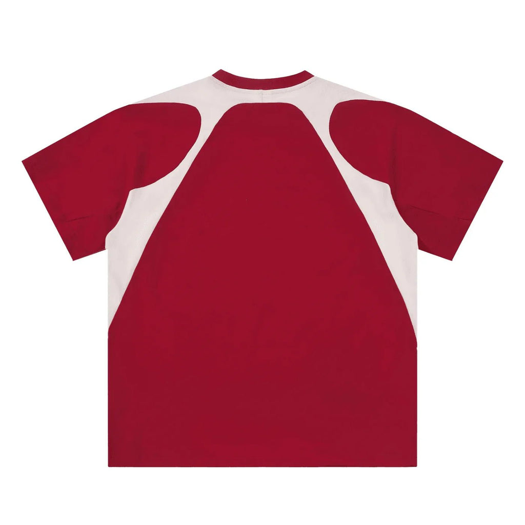 BEESMOOVE DOHIVE Contrast Panel Cotton T-Shirt - Beesmoove