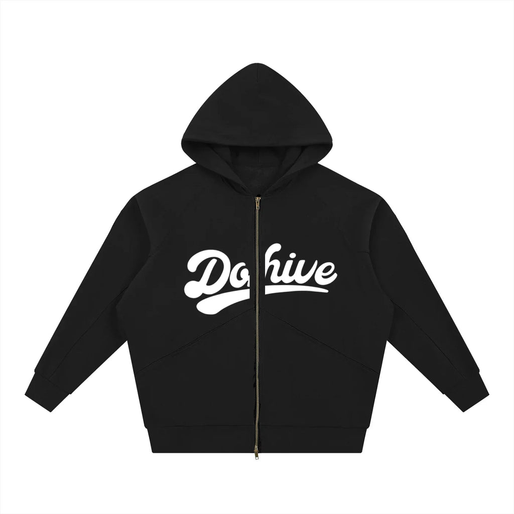 BEESMOOVE DOHIVE Dolman Sleeve Zip - Through Fleece Hoodie - Beesmoove