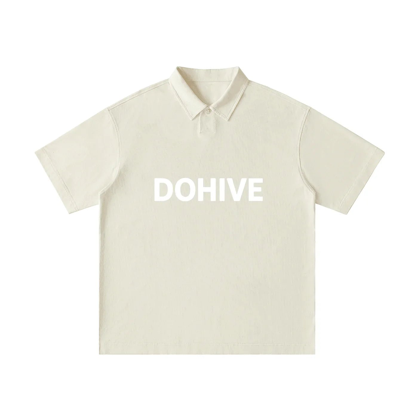 BEESMOOVE DOHIVE Loose Cotton Short - Sleeve Polo Shirt - Beesmoove
