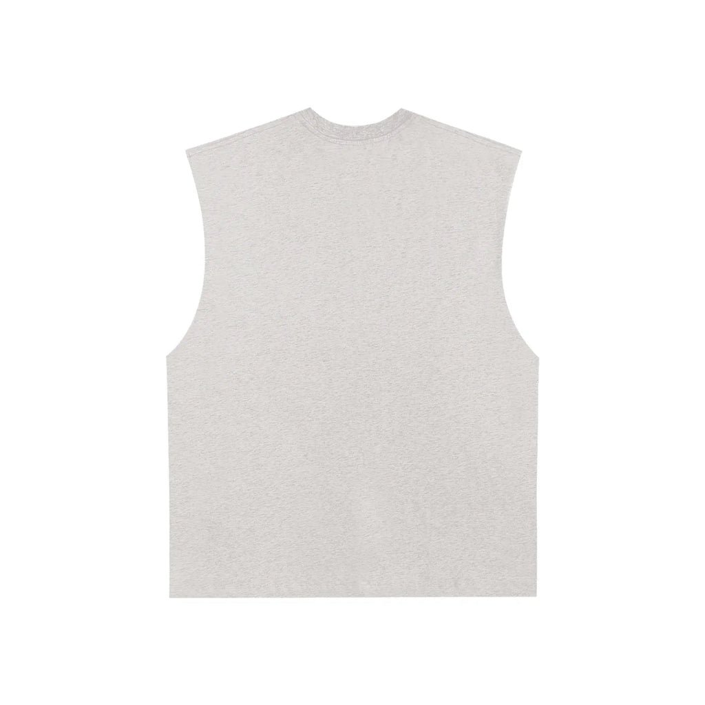BEESMOOVE DOHIVE Raw Edge Cotton Tank Top - Beesmoove