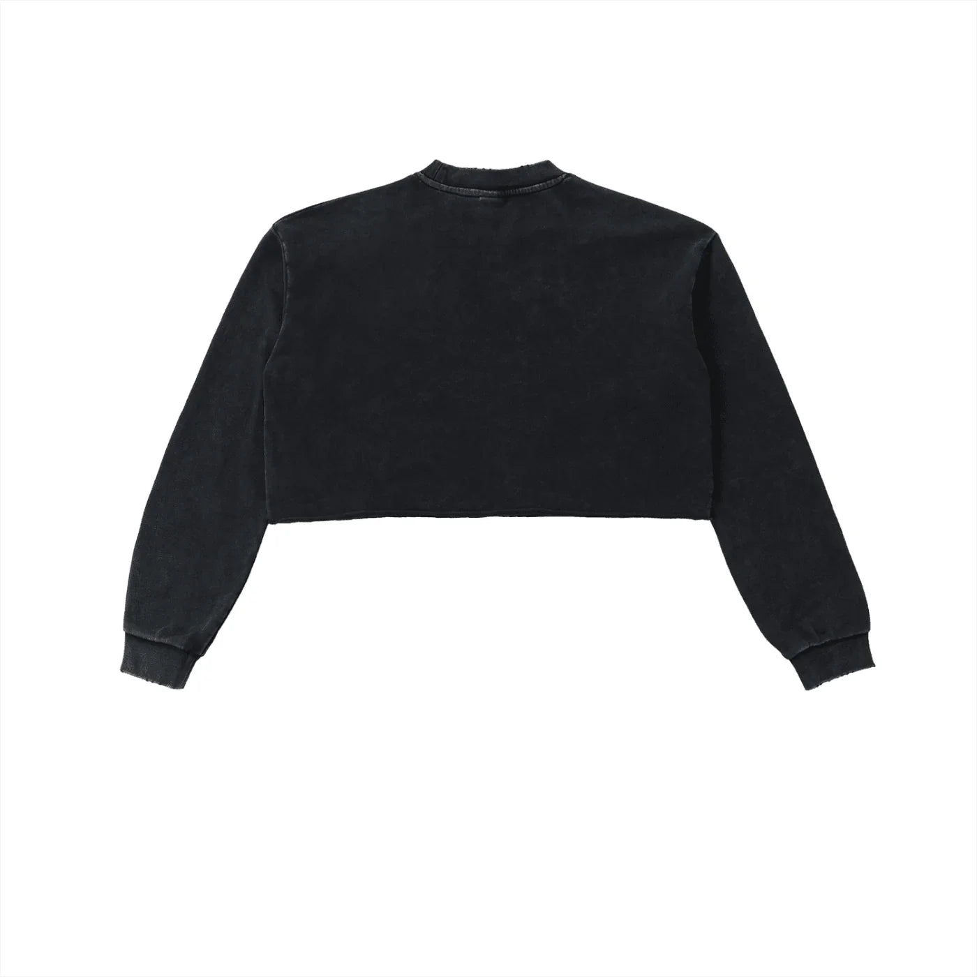 BEESMOOVE DOHIVE Washed Raw Edge Cropped Sweatshirt - Beesmoove