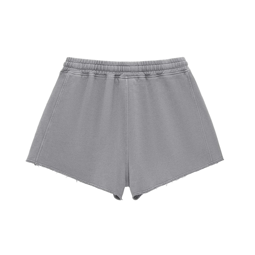 BEESMOOVE DOHIVE Washed Raw Edge Drawstring Shorts - Beesmoove