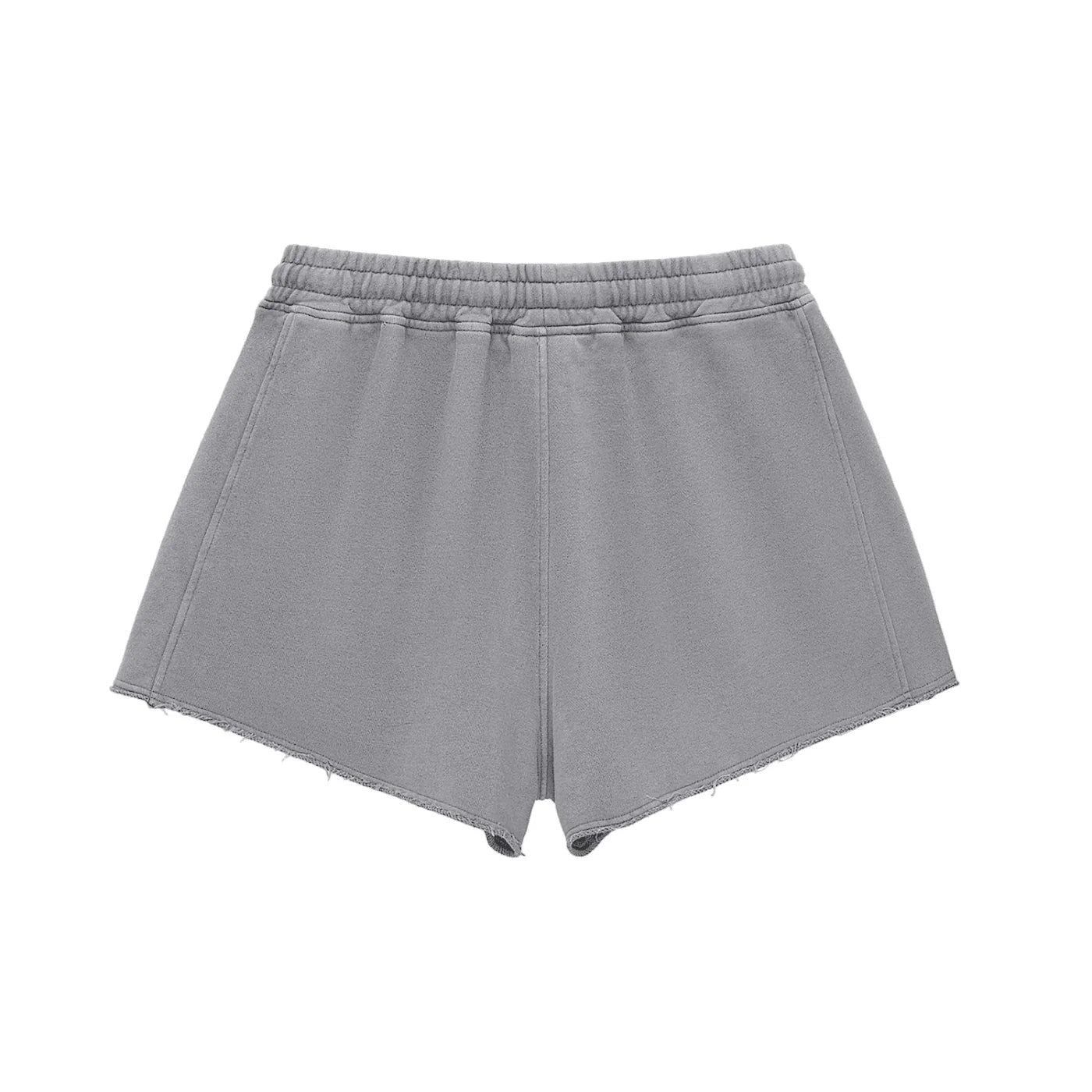 BEESMOOVE DOHIVE Washed Raw Edge Drawstring Shorts - Beesmoove