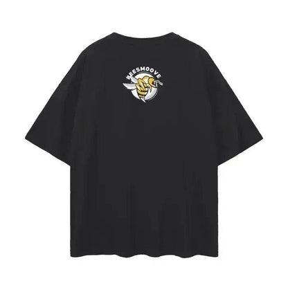Beesmoove Don’t Trust What You See On The Television Oversize Tee - Beesmoove 